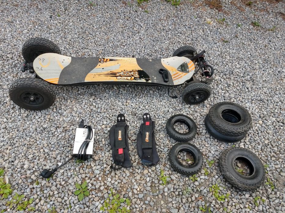 Terenowa deskorolka elektryczna, mountainboard.