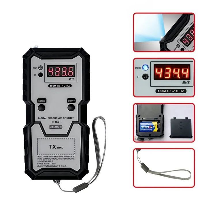 Leitor Frequências Infravermelhos Comando Automóvel Garagem Universal