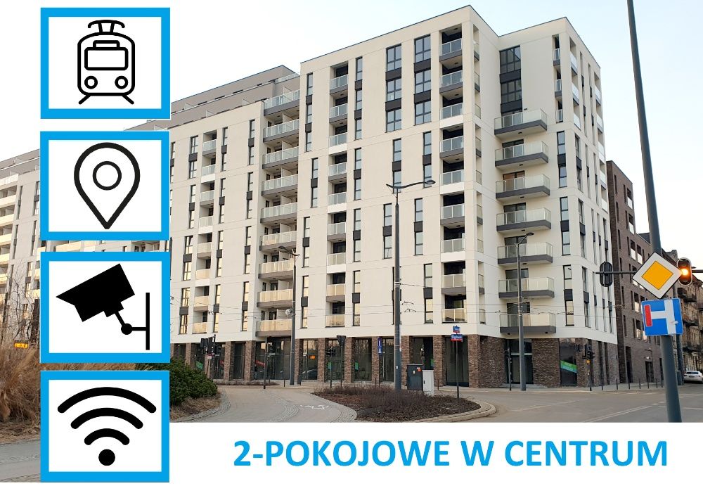 2-pokojowe mieszkanie w apartamentowcu w centrum Łodzi (osiedle PRIMO)