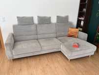 Sofá IKEA Chaise Longue | Tecido Cinzento