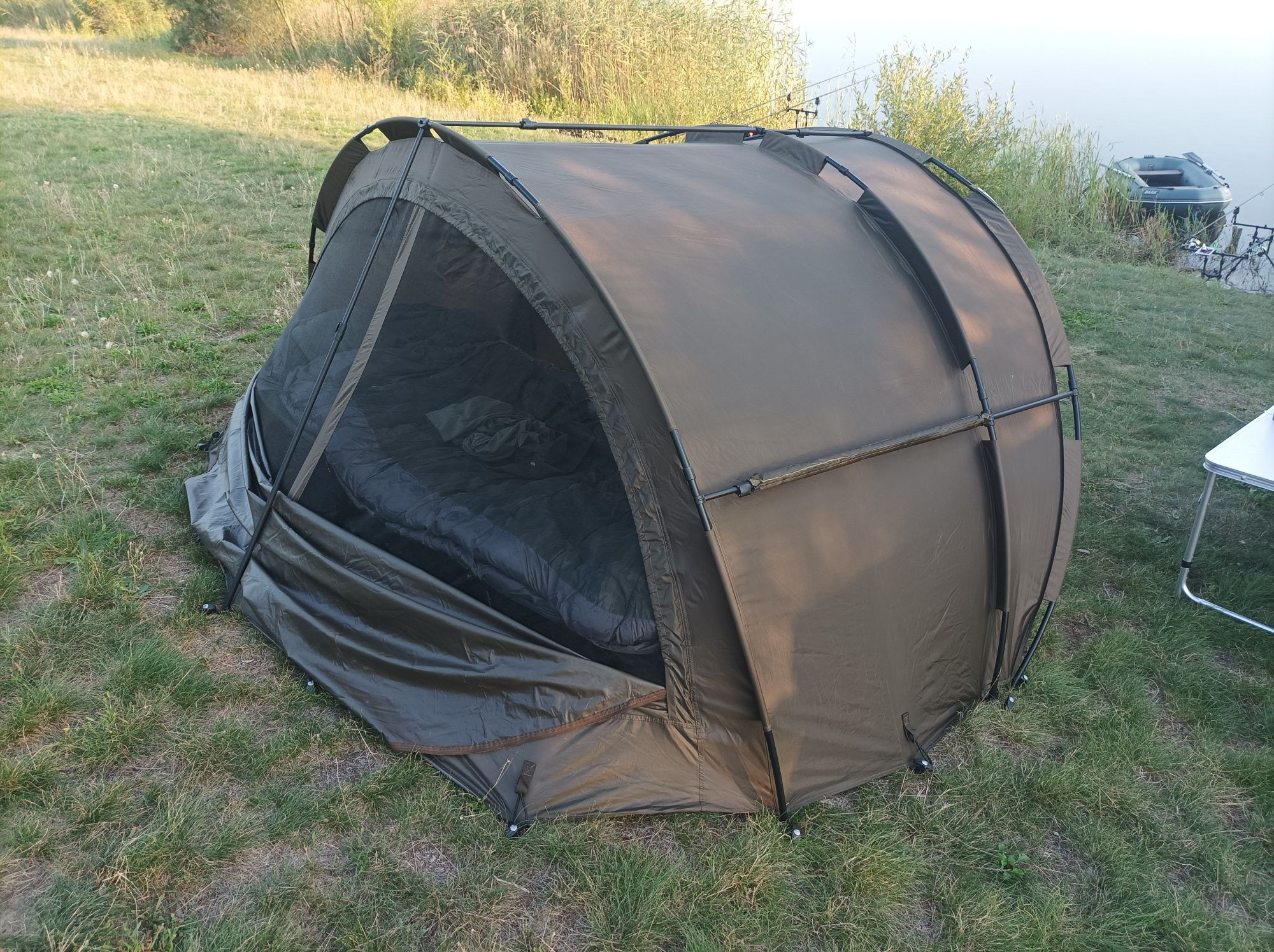 Namiot karpiowy Avid Ascent 1 Man + narzuta (nie Fox, nash, prologic)