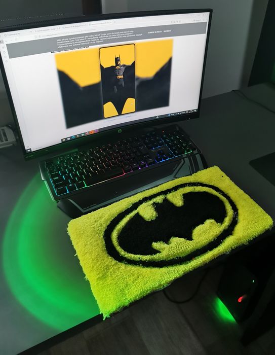 Podkładka pod klawiaturę, tufting