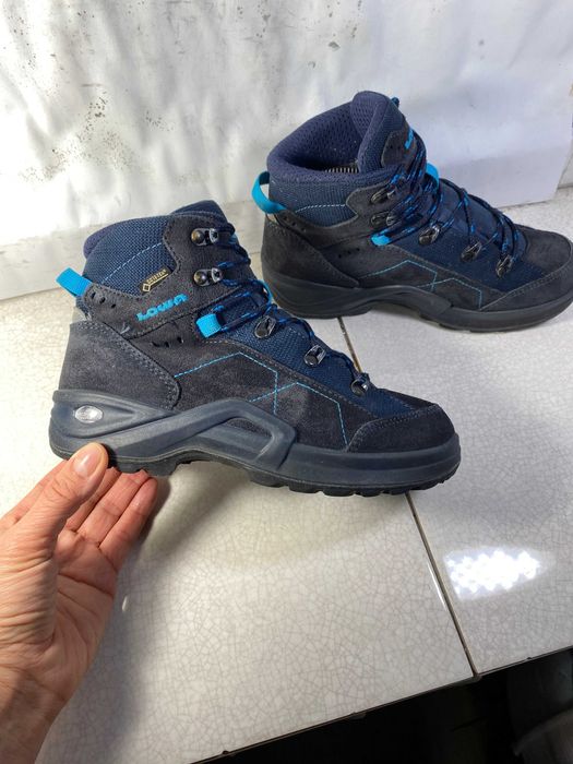lowa kody 3 gtx mid gore-tex детские термо ботинки 34 р 21см оригинал