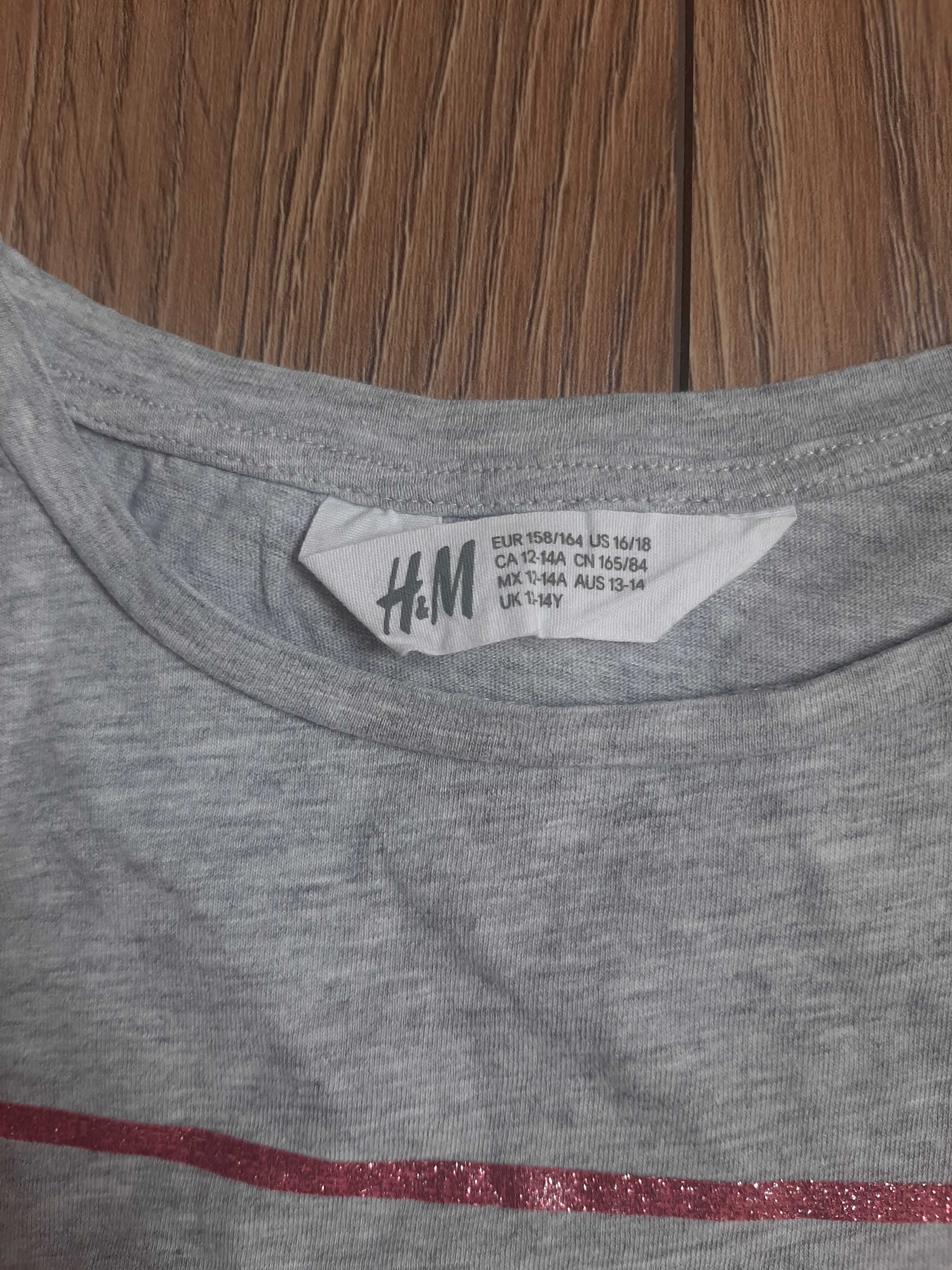 T-shirt H&M, rzadko używany