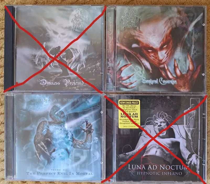 2 x CD LUNA AD NOCTUM Polski Black Metal ala Dimmu Borgir