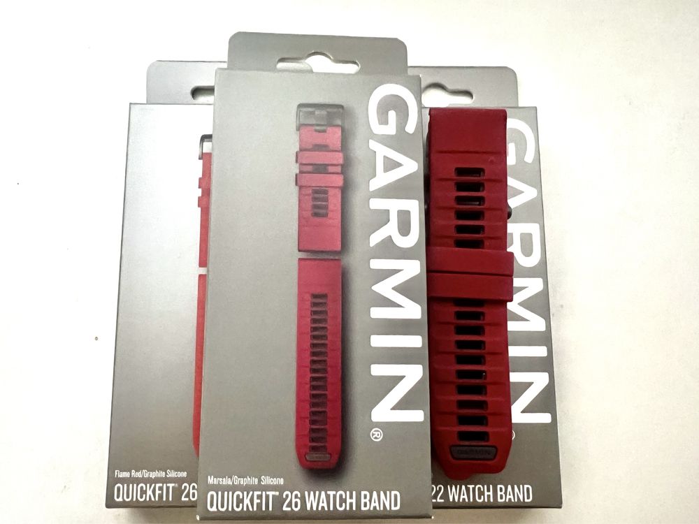 Ремінець Garmin QuickFit 26 Watch Bands Marsala/Graphite