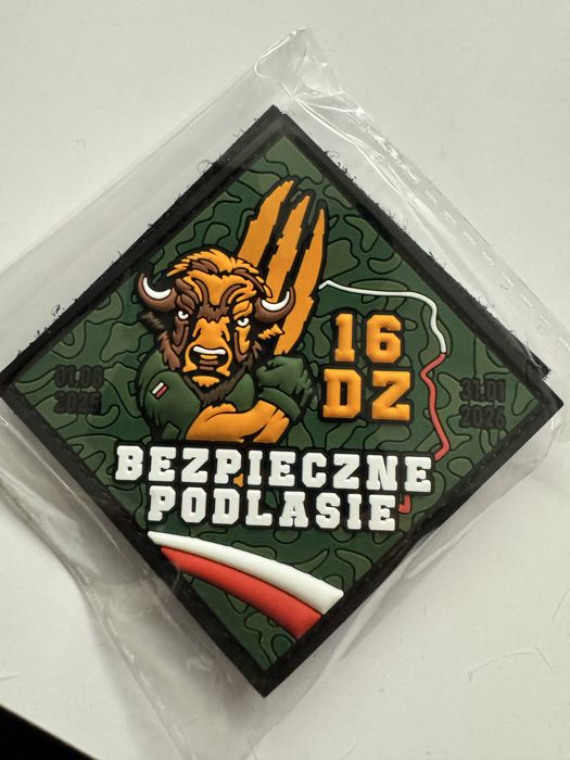 Naszywka 16 dzywizaj bezpieczne podlasie