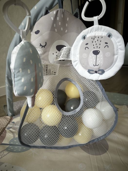 Дитячий розвиваючий килимок momi Pastel 2в1