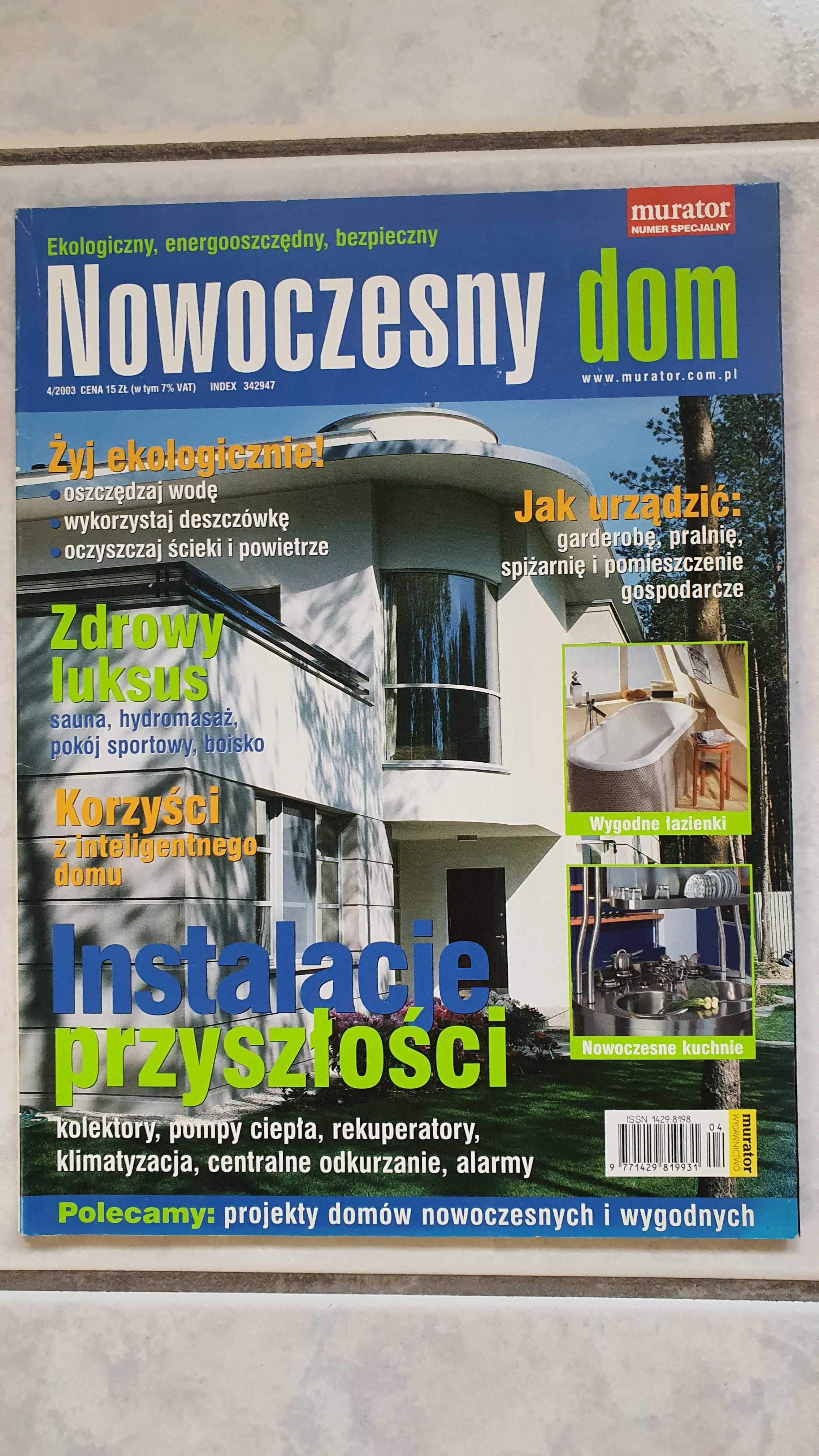 Murator Nowoczesny Dom 4/2003 Numer Specjalny