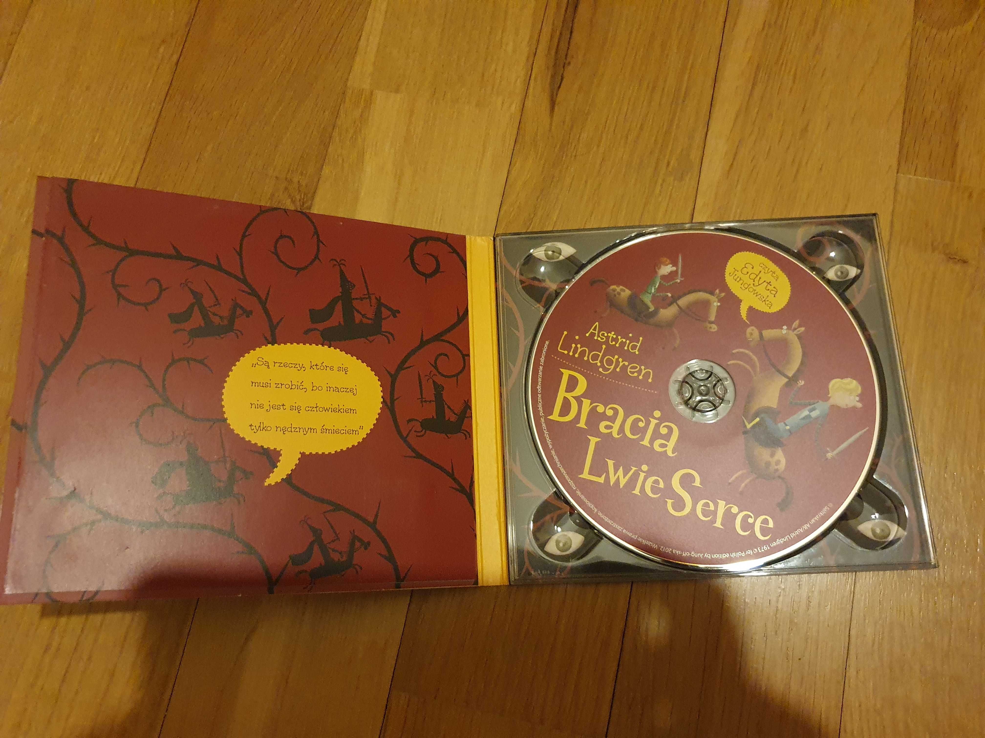 Bracia Lwie Serce Astrid Lindgren audiobook czyta Edyta Jungowska