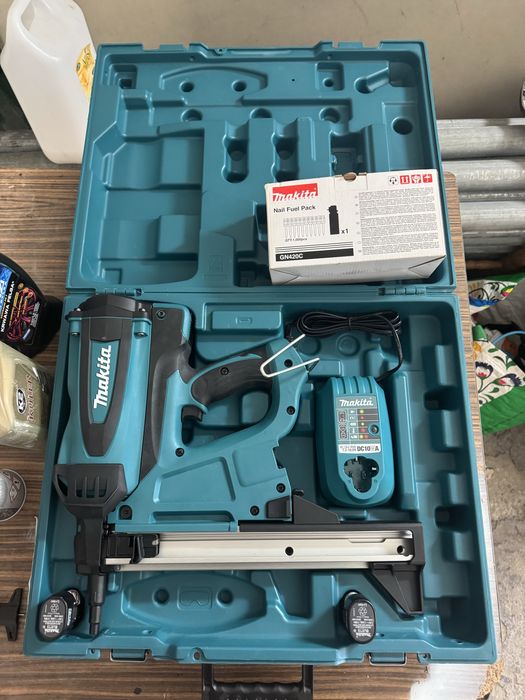 Gwoździarka osadzak gazowy Makita GN420C, nie hilti, celo