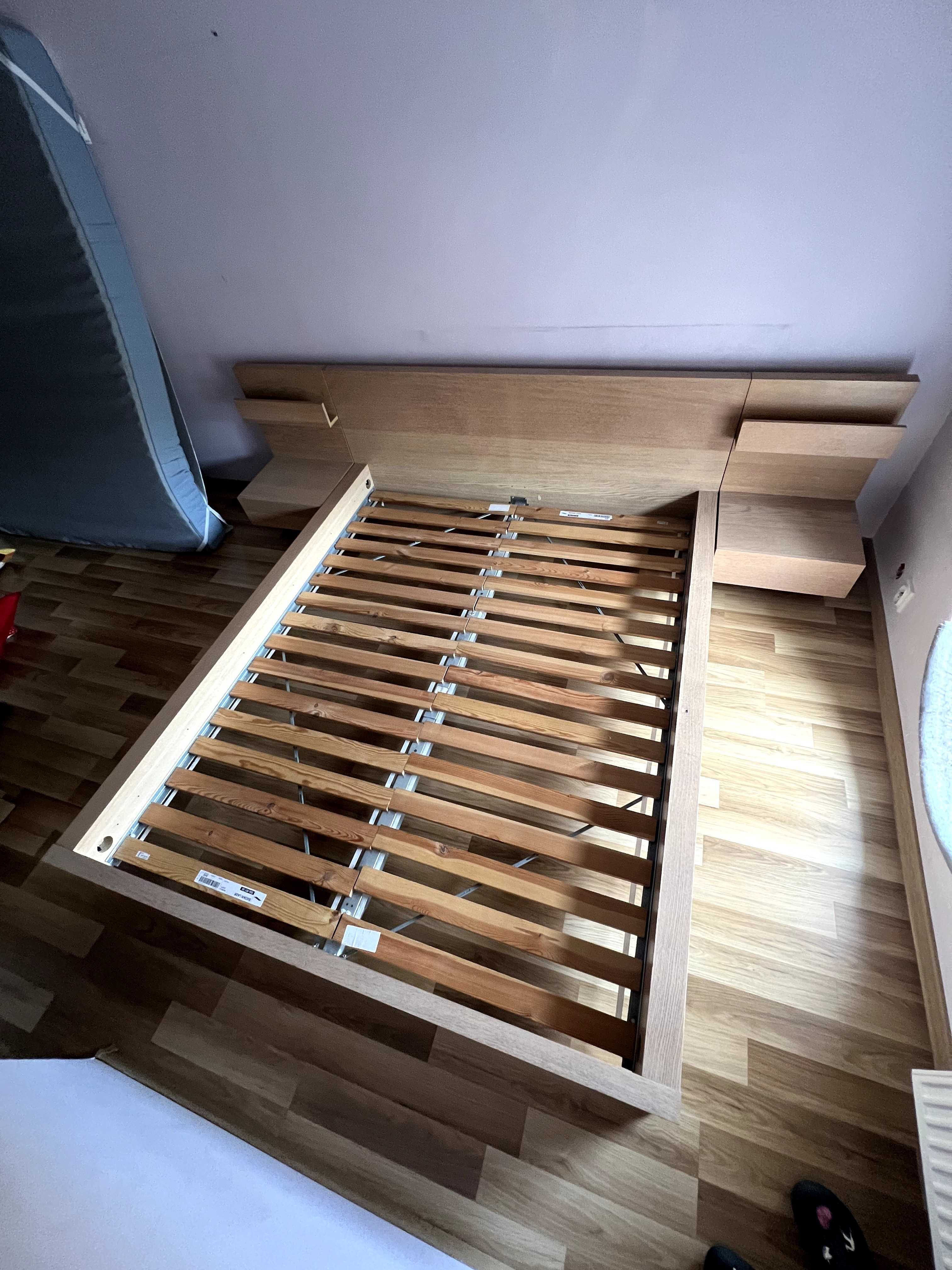 Lózko Ikea MALM 160x200 + stelaż + 2 komody