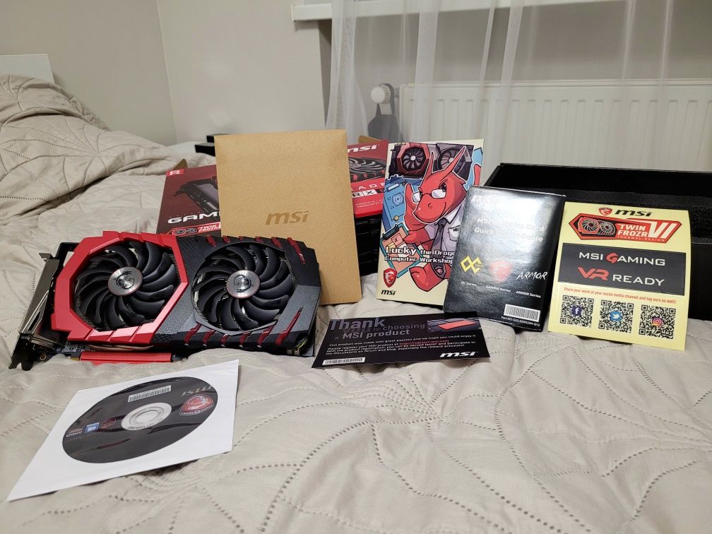 Відеокарта msi radeon rx 580 8gb