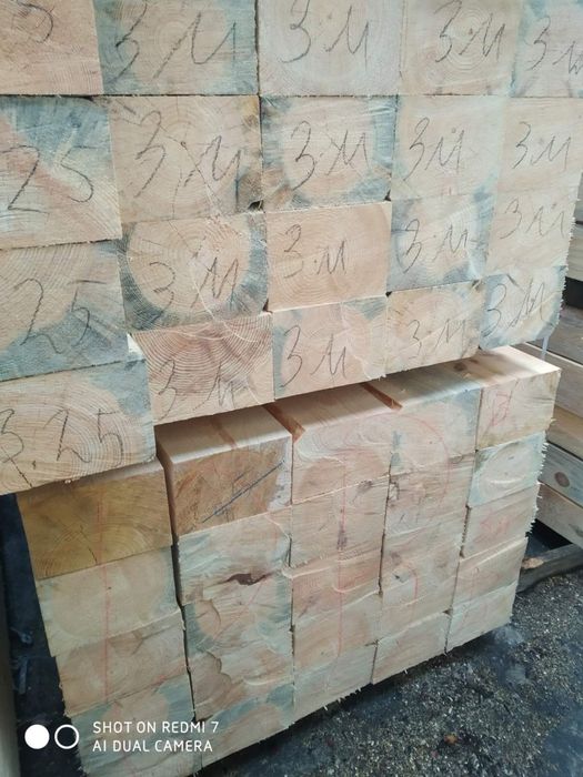 Брус деревʼяний сосна, сухостій