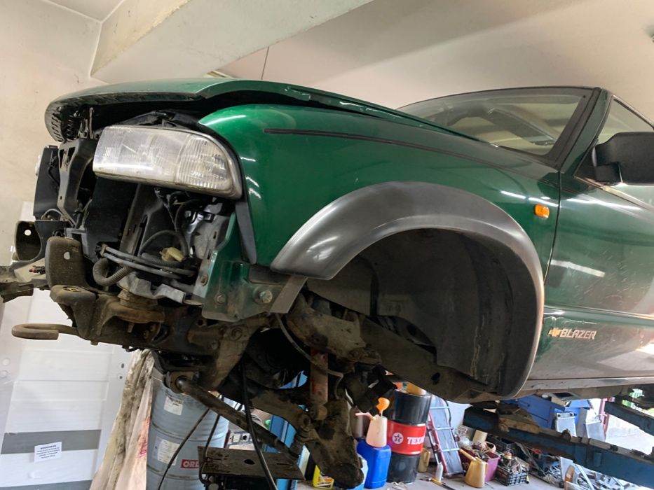 chevrolet blazer skrzynia reduktor most przod moduł lampy
