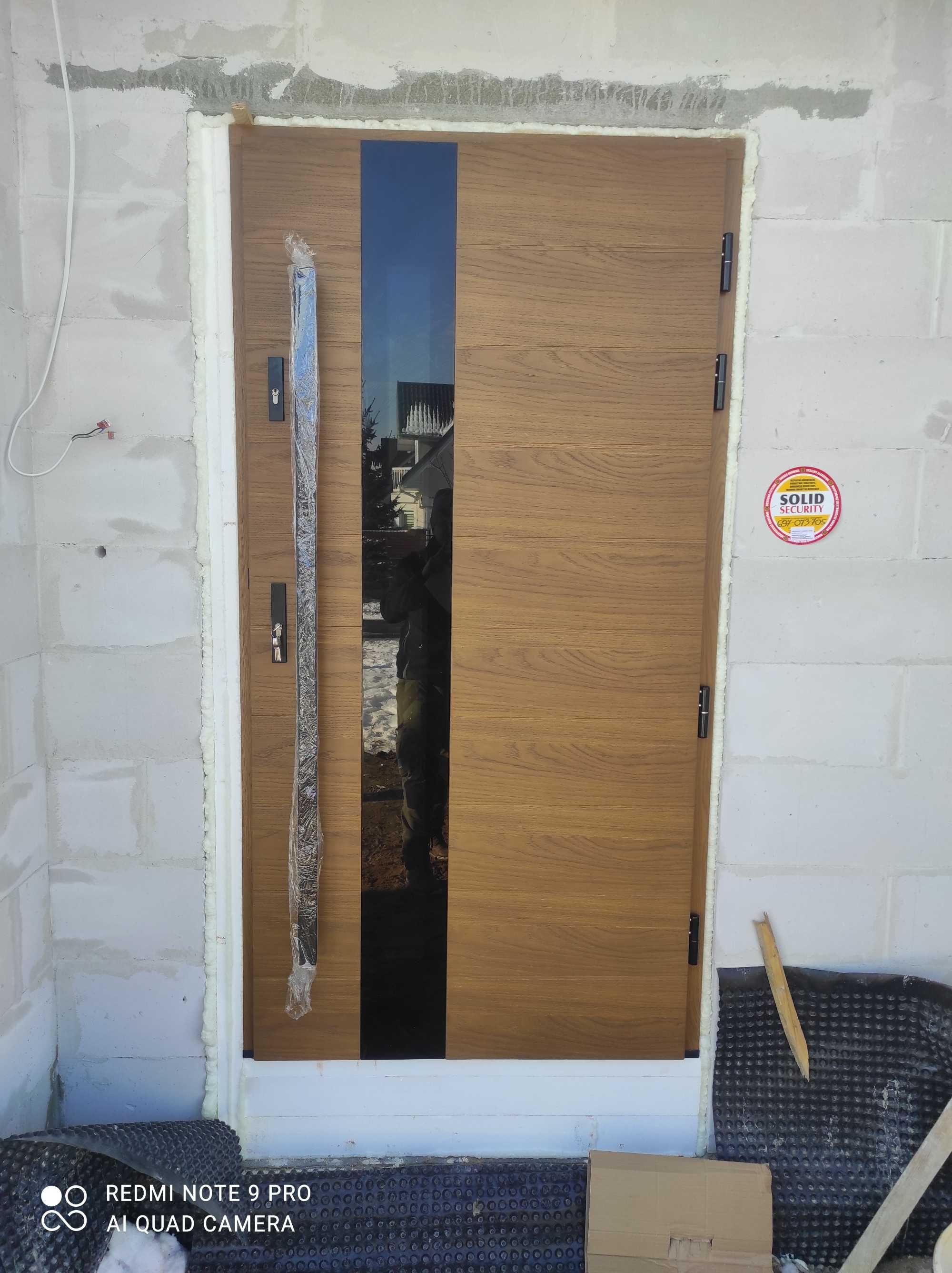 Drzwi zewnętrzne drewniane dębowe gwarancja producenta zadzwoń