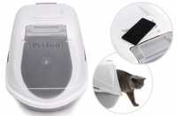Kuweta dla kota z filtrem kryta toaleta dla kota na żwirek 50x40cm w