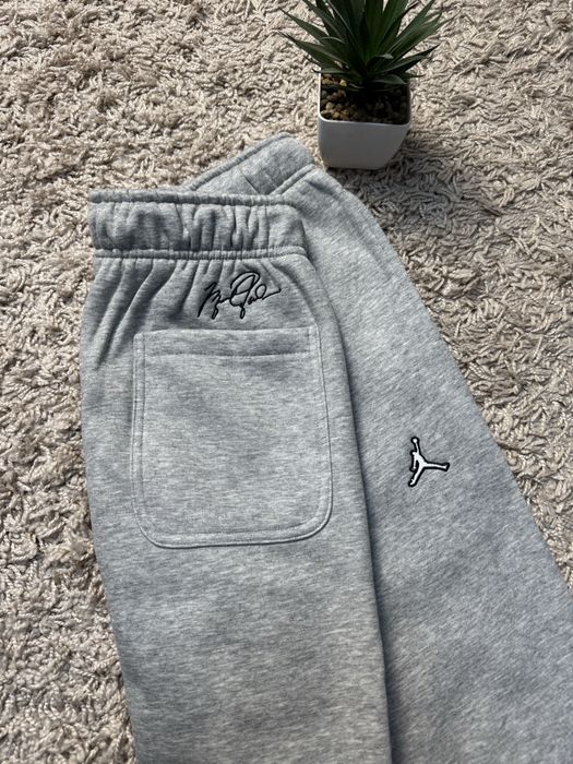 Штани Nike Jordan чорні на флісі чоловічі | Спортивні