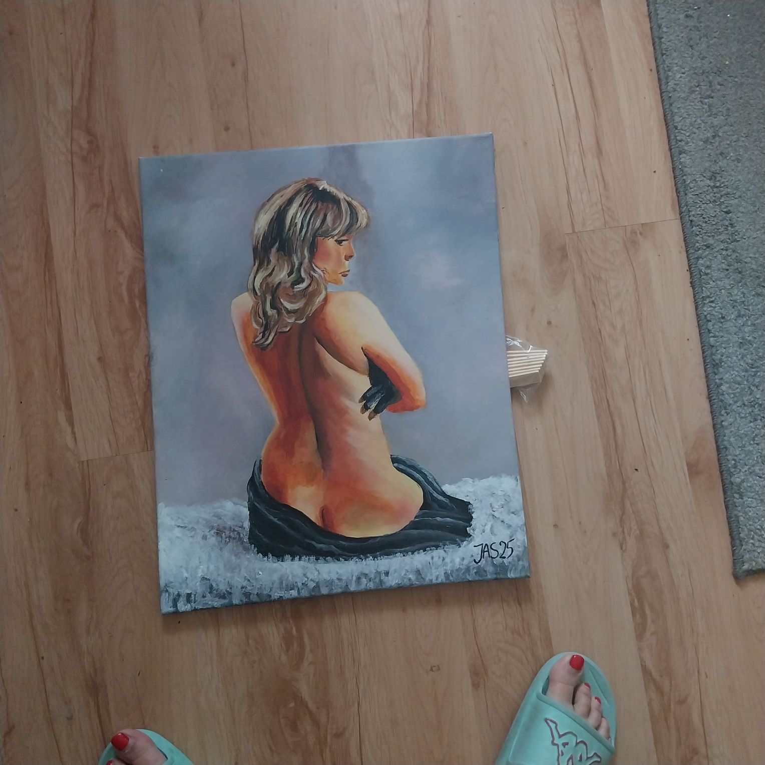 Akt na płótnie 40x50 nowy