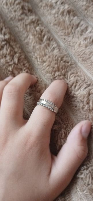 Срібне кільце,  каблучка