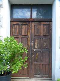 Drzwi zewnętrzne drewniane - 250 zł