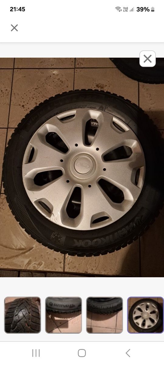 Felgi stalowe Ford Fiesta Mk7 4x108