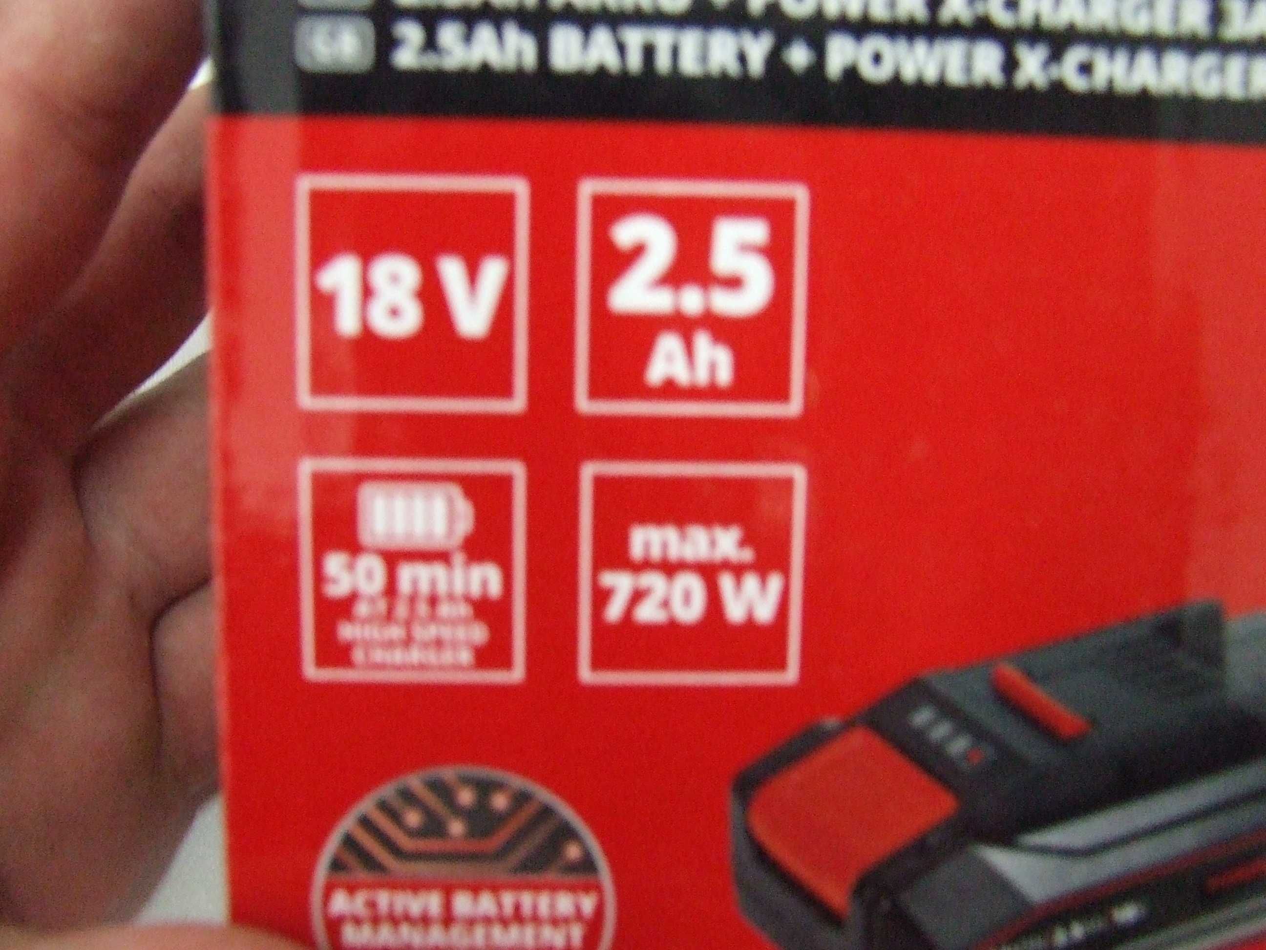 Kit Bateria + Carregador "Einhell" NOVO em Caixa (Nunca Utilizados)