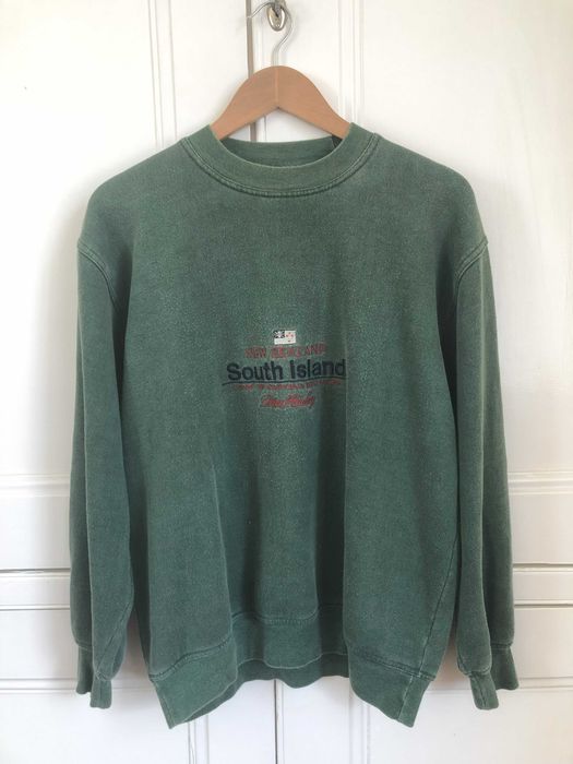Vintage Style Peter Hadley Green Sweatshirt