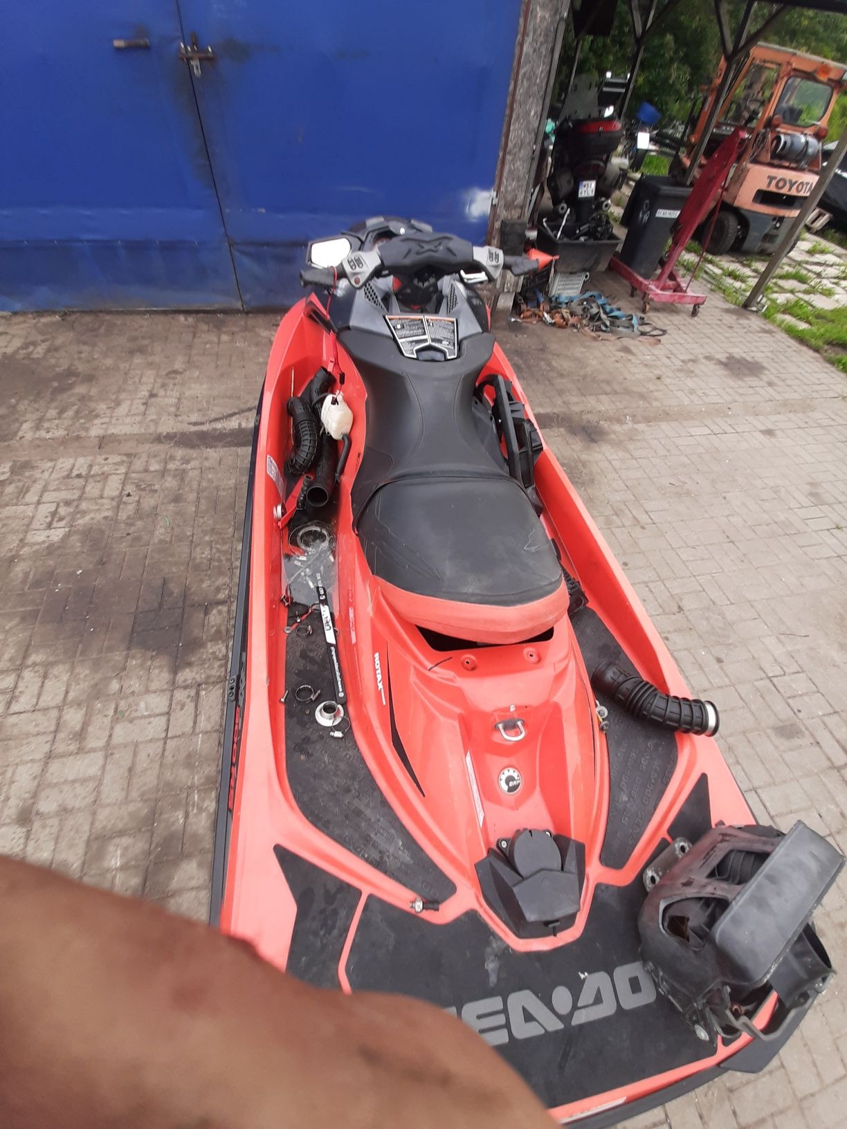 Sea Doo RXP 300 r2017 skuter wodny czesci kompresor turbo