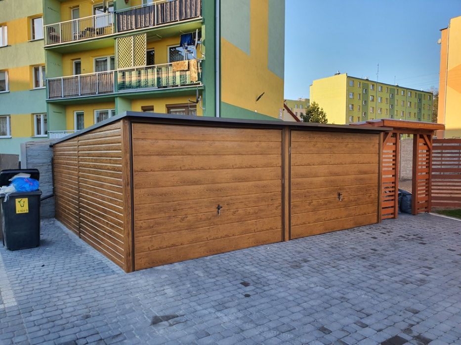 Garaż podwójny Blaszak 6x5 6x6 dwa stanowiska Na 2 samochody PROMOCJA