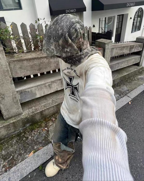 Grailz Project G/R longsleeve hoodie opium archive dirty fit erd L