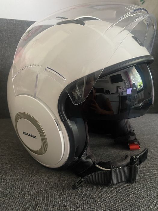 Shark kask otwarty skuter motor Nano Blank