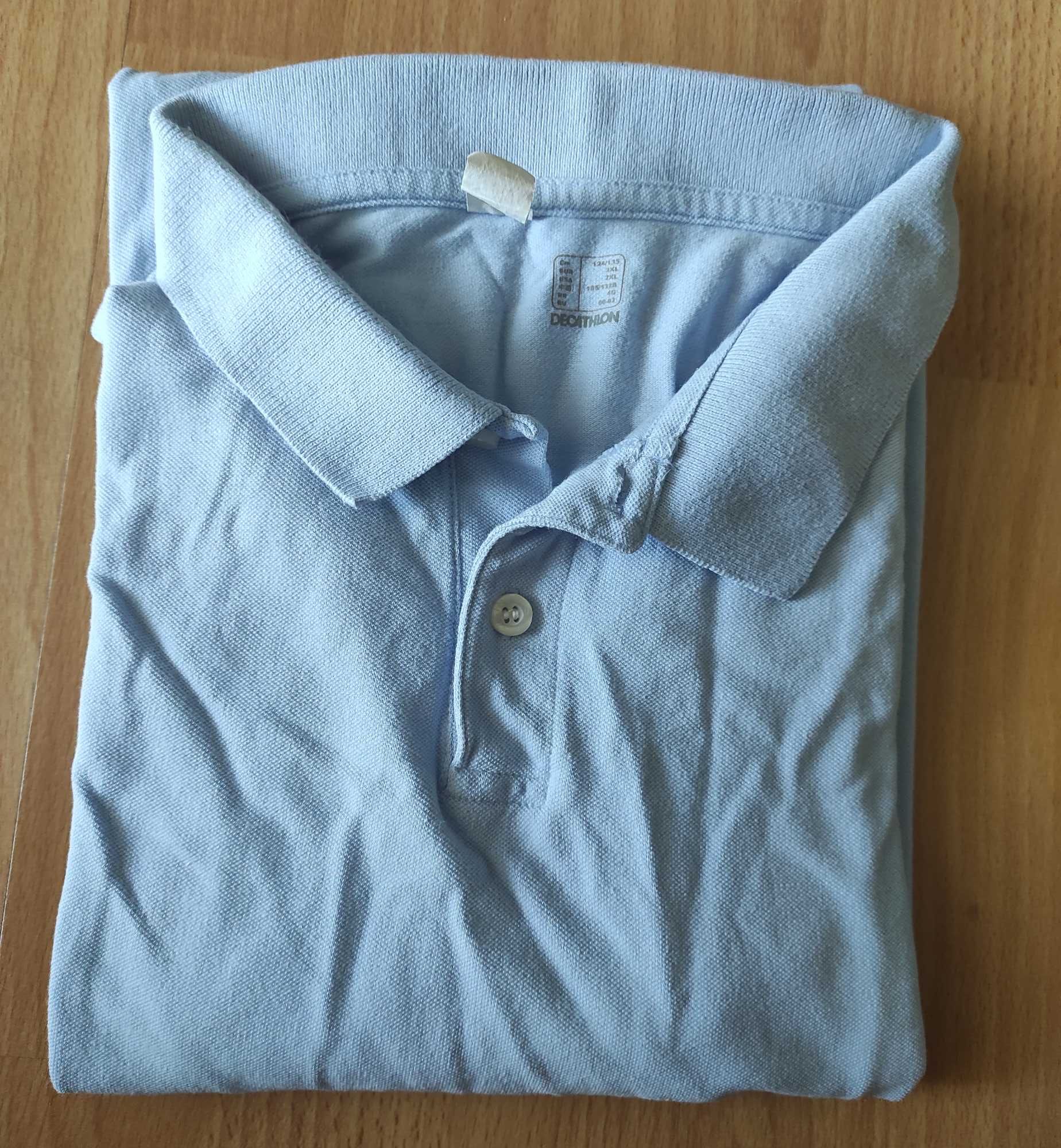 polo t-shirt koszulka męska decathlon duży rozmiar 3XL bawełna 100%