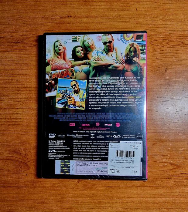 SPRING BREAKERS  Viagem de Finalistas (James Franco/Selena Gomez) NOVO