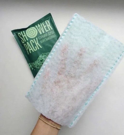 Сухий душ військовий Shower Pack  польовий душ пінна губка  10 шт