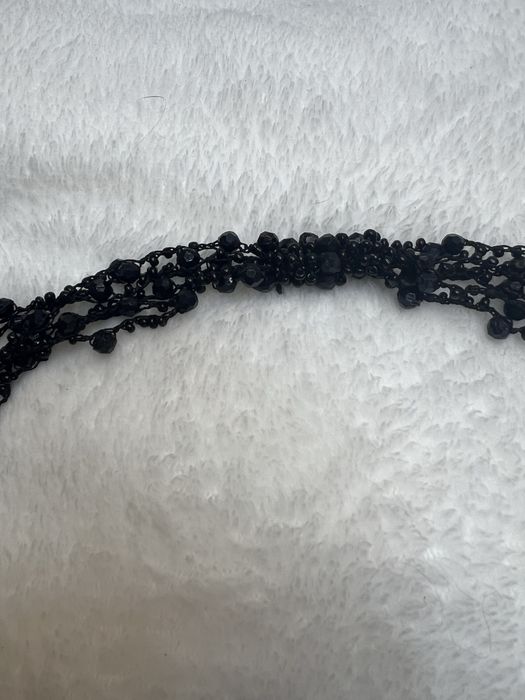 Naszyjnik koraliki goth gothic gotycki grunge szykowny handmade 25