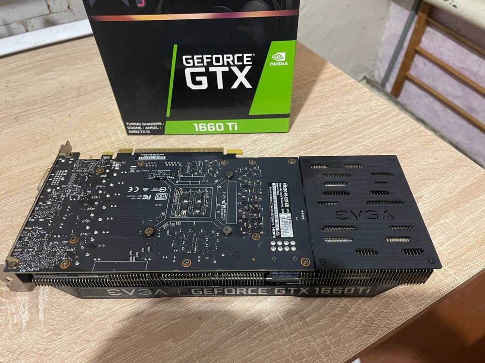 Відеокарта EVGA GTX1660TI XC ultra 6GB DDR6 в ідеальному стані