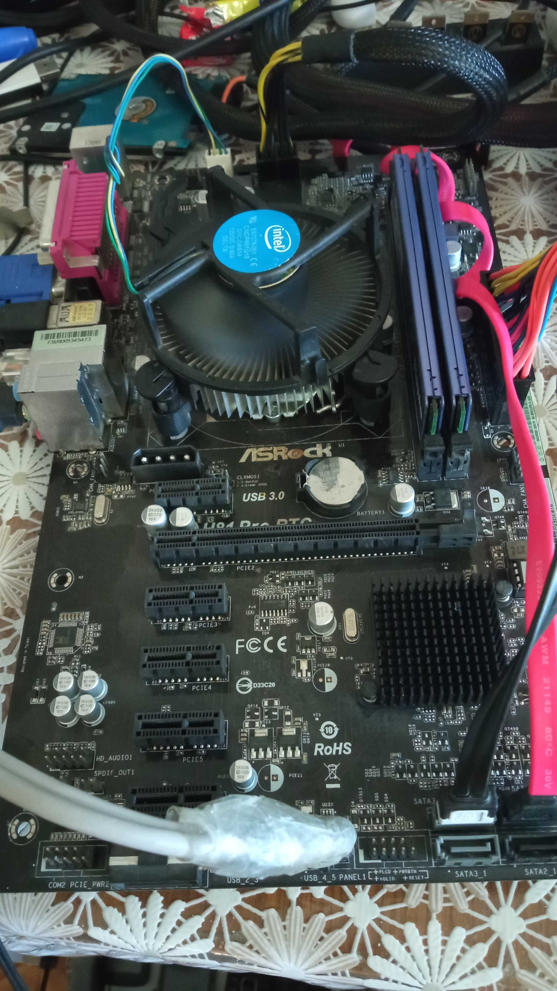 Материнская плата H81-I5 4590 4ЯДРА/8GB/DDR3/s1150