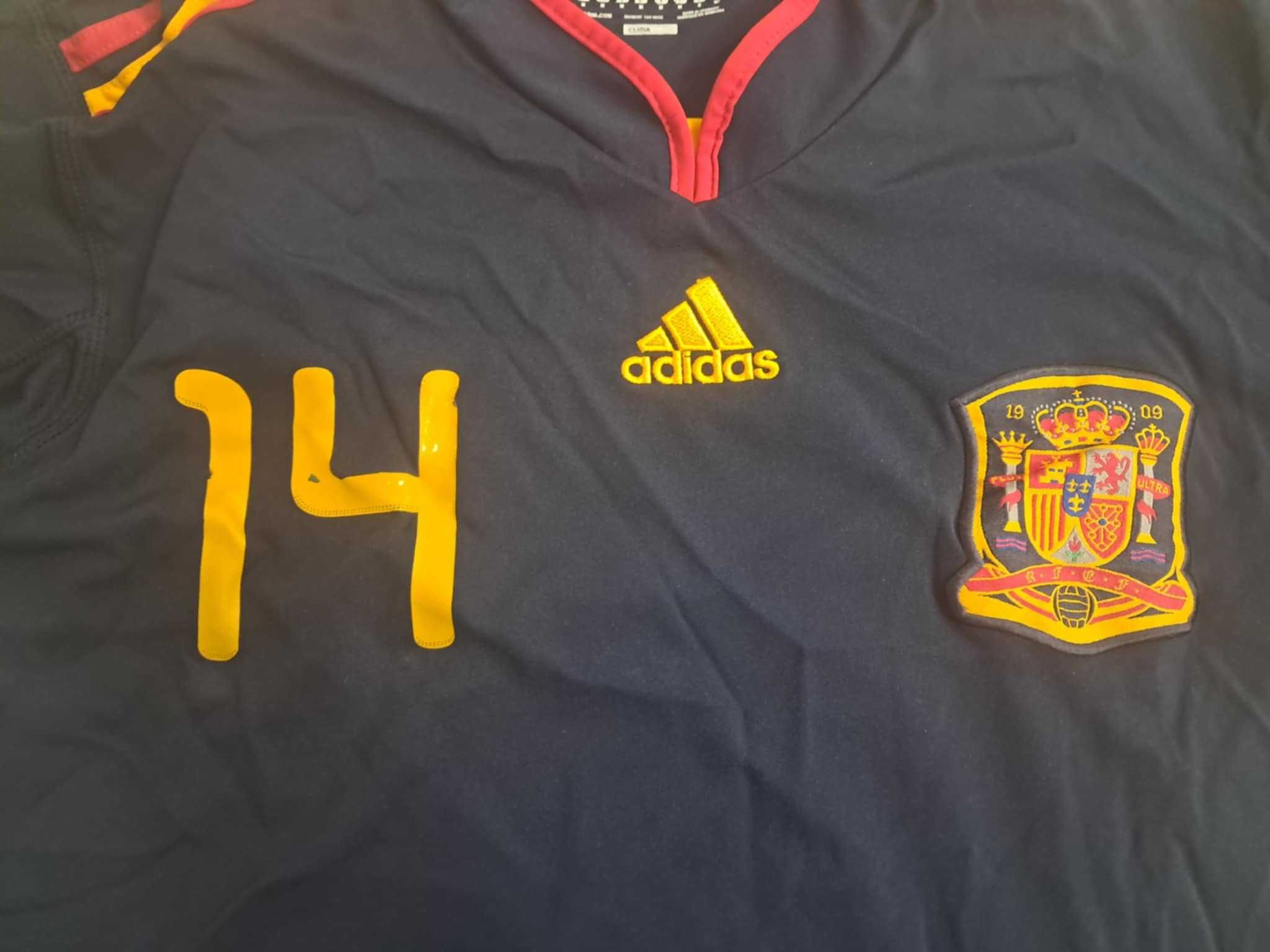 Koszulka Meczowa Hiszpania 2010 Autograf Xabi Alonso Adidas M