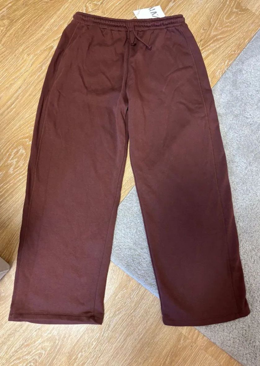 Спортивні штани Straight-leg Zara XL нюанс