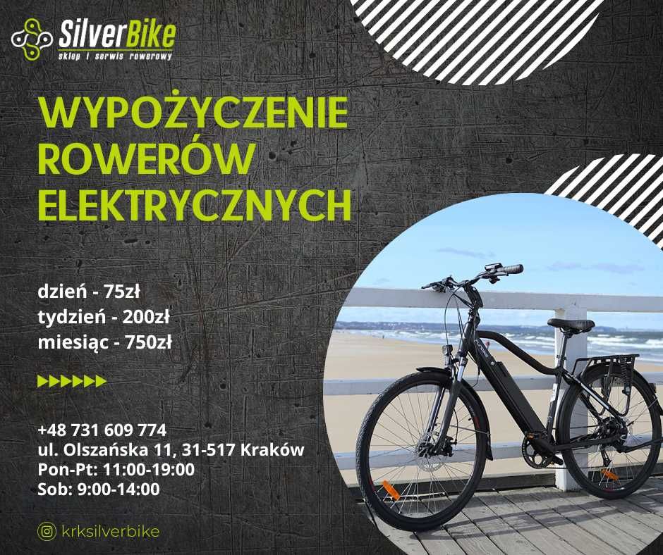 Wypożyczalnia rowerów elektrycznych w Krakowie