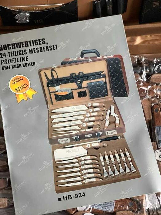 Набор ножей и приборов в чемодане на 6 персон HOFFBURG Weltweit