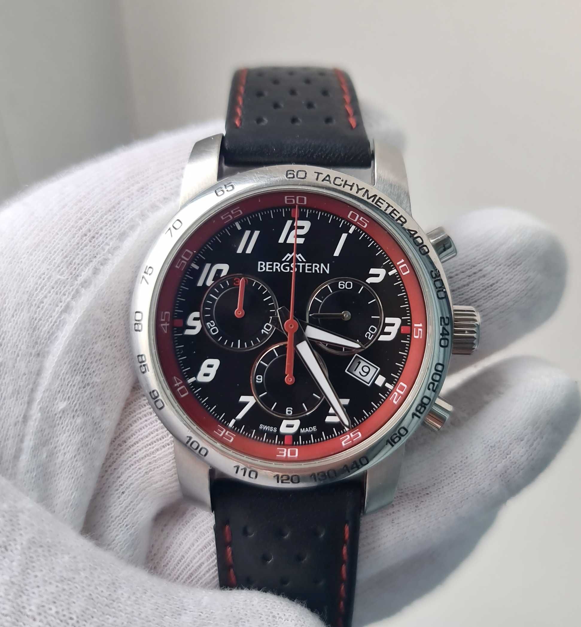 Чоловічий годинник Bergstern Active Sport B020G103 Chronograph 42mm