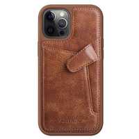 Etui na tył Nillkin Aoge Leather Case dla iPhone 12 Mini - Brązowy