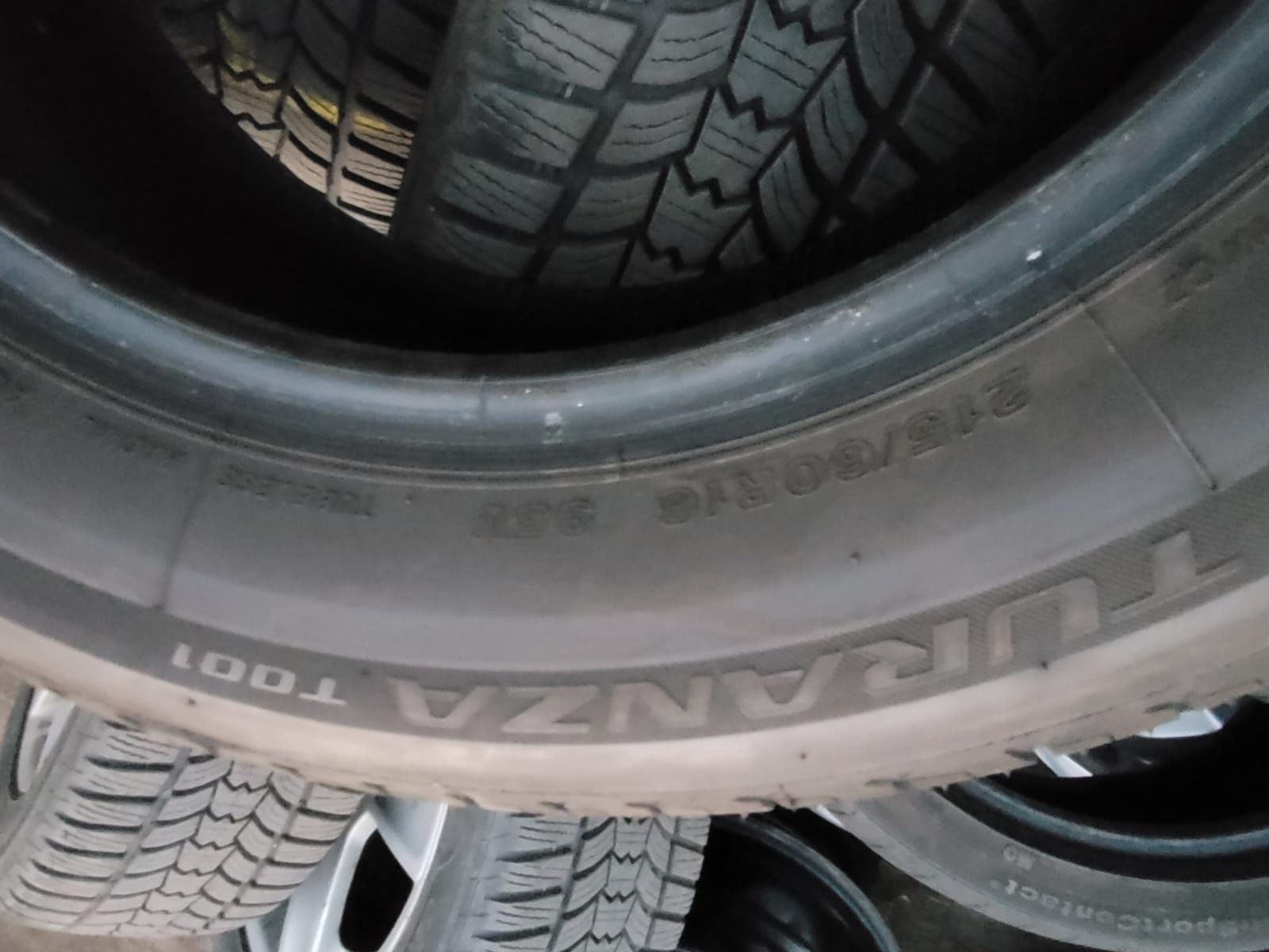 Opony letnie Bridgestone 215/60r16 2szt 7mm +Gratis