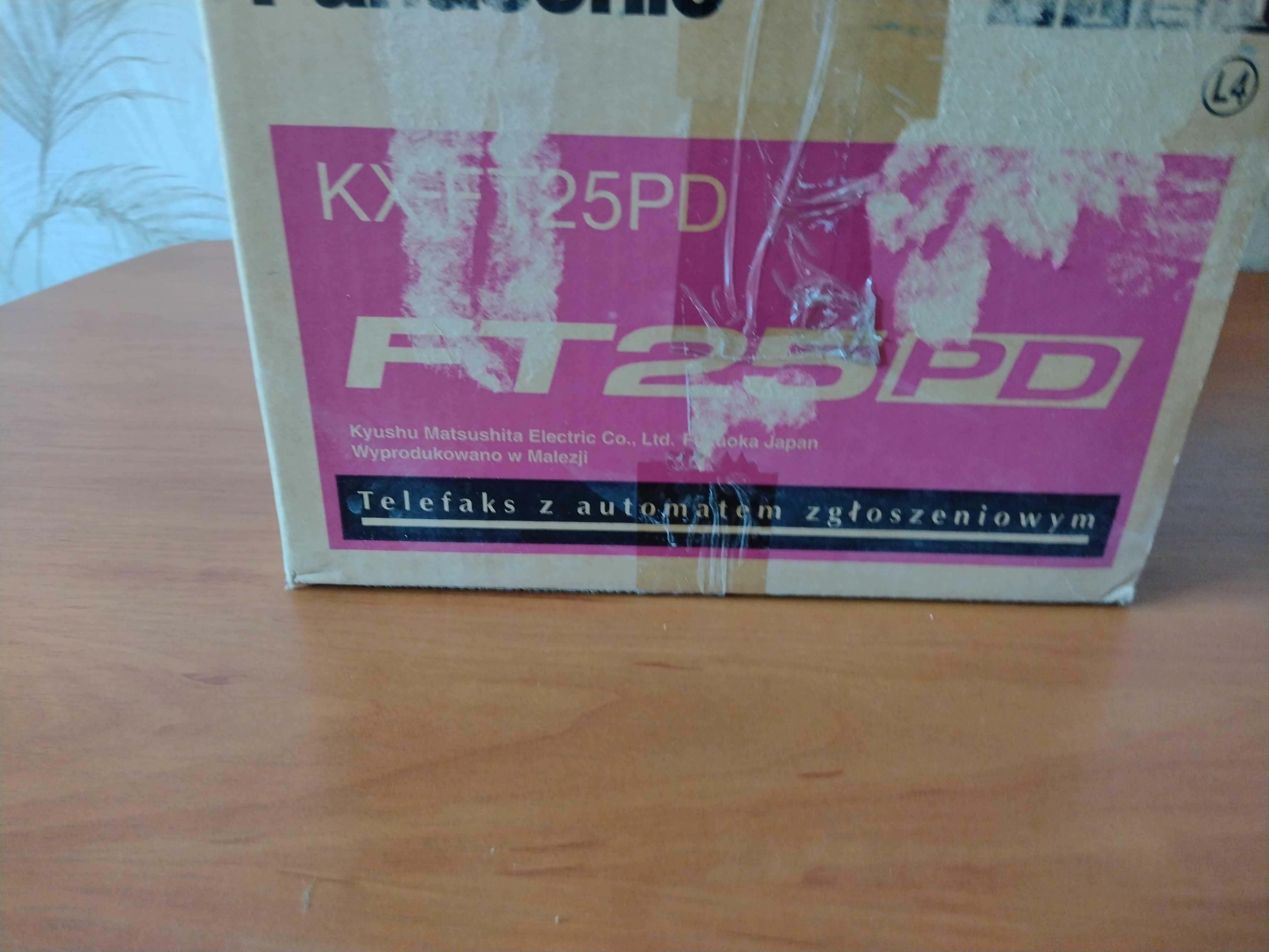 telefaks z aparatem zgłoszeniowym Panasonic KX-FT 25 PD