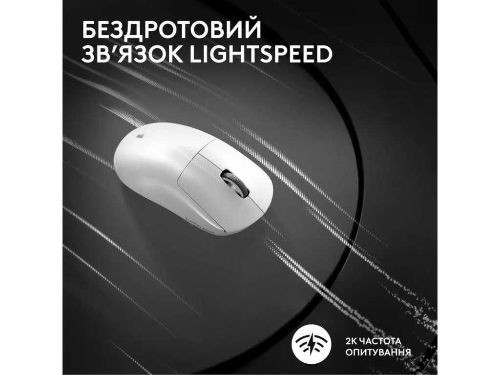 Мышь беспроводная Logitech G Pro X Superlight 2 White (910-006638)