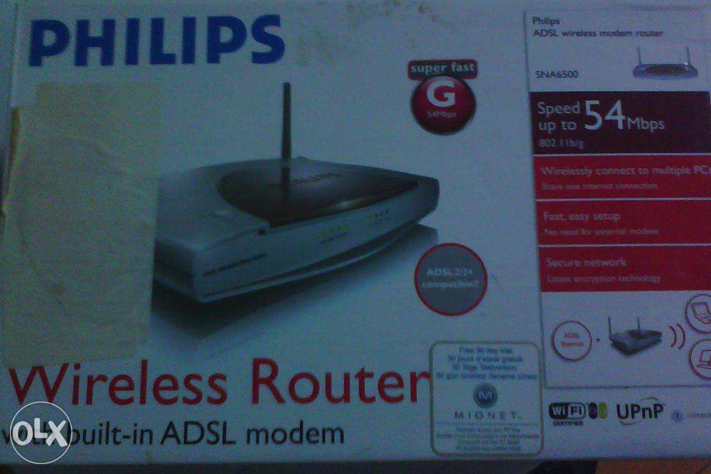 Router Philips sna6500 - novo na caixa original