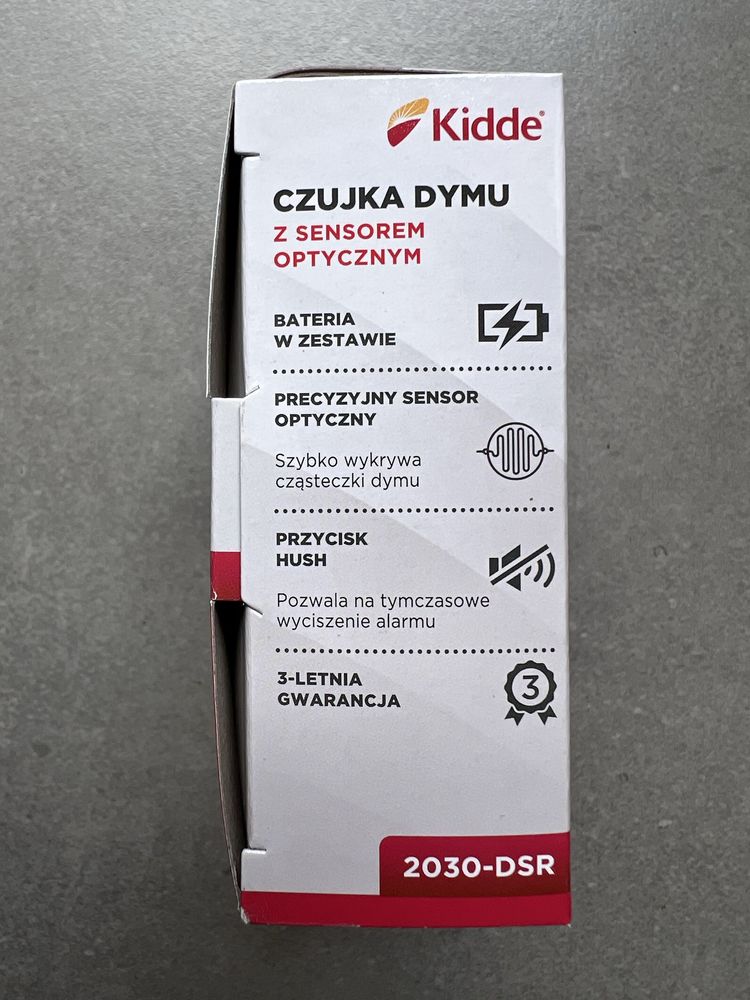 Czujka dymu Kidde z sensorem optycznym – NOWA