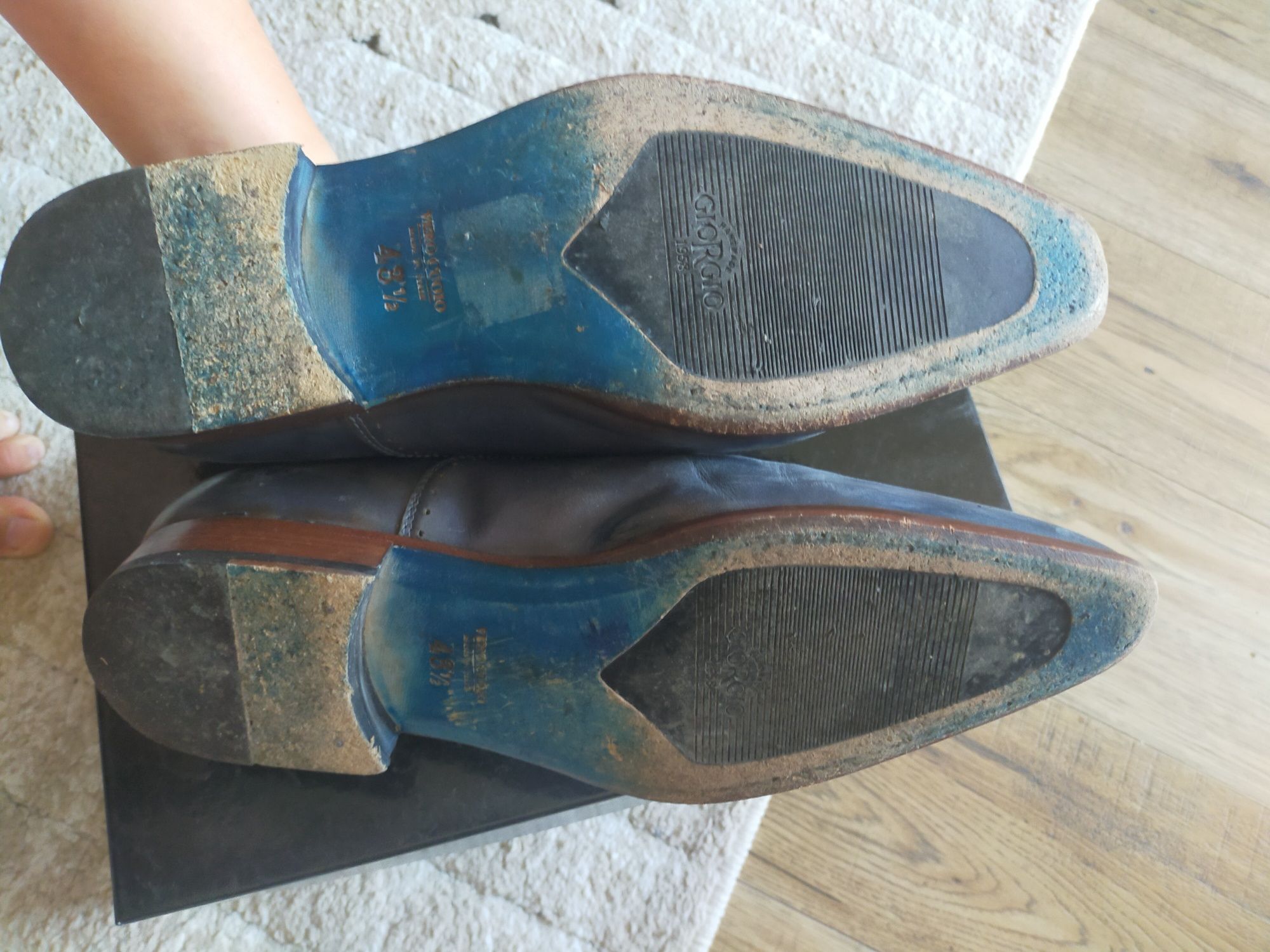 Męskie mokasyny Giorgio handmade rozmiar 43 i 1/3